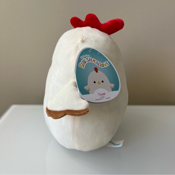 *SOLD* NWT Squishmallows Todd Chicken 8” Squishmallow Farm Squad - Picture 3 of 9